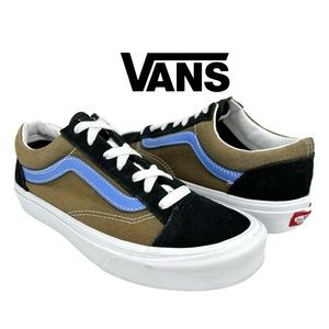 Vans Men’s 5.5 | Women’s 7 Old Skool Blue‎ Green Black Low Top Classic Shoe